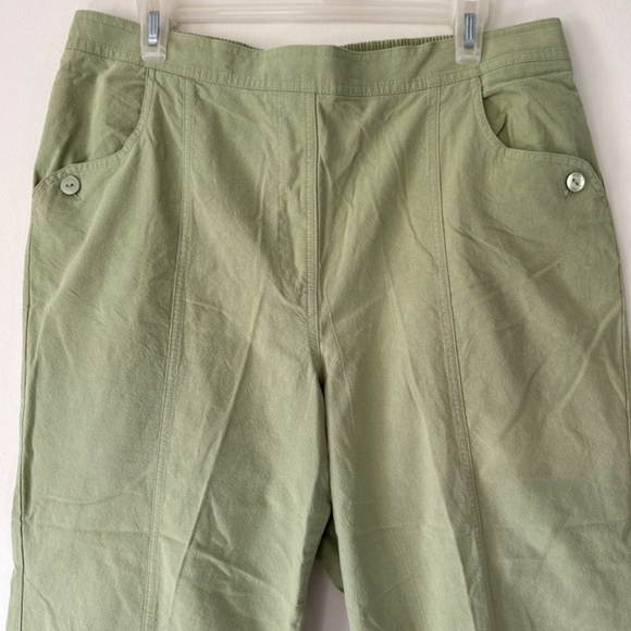 🔴Alfred Dunner Seafoam Pull On Crop Pants - Picture 8 of 10